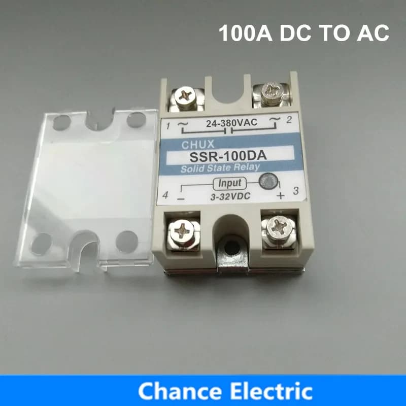 مرحل حالة صلبة DC SSR 100A 220 فولت X-HY0036E | Solid State Relay