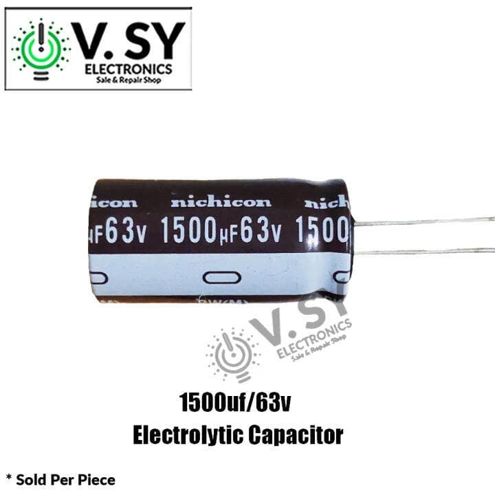 متسعة كيمياوية 63 فولت xxuf | Electrolytic Capacitor