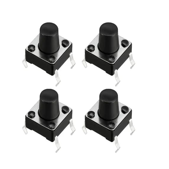 مفتاح ضاغط 6X6X8mm Push Button Switch DIP 4 | Push Button Switch