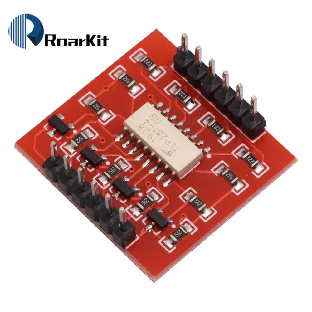 مُعزل ضوئي 4 قناة TLP281 4 Channel Opto-isolator IC Module #S8 010843 | Opto-isolator IC Module