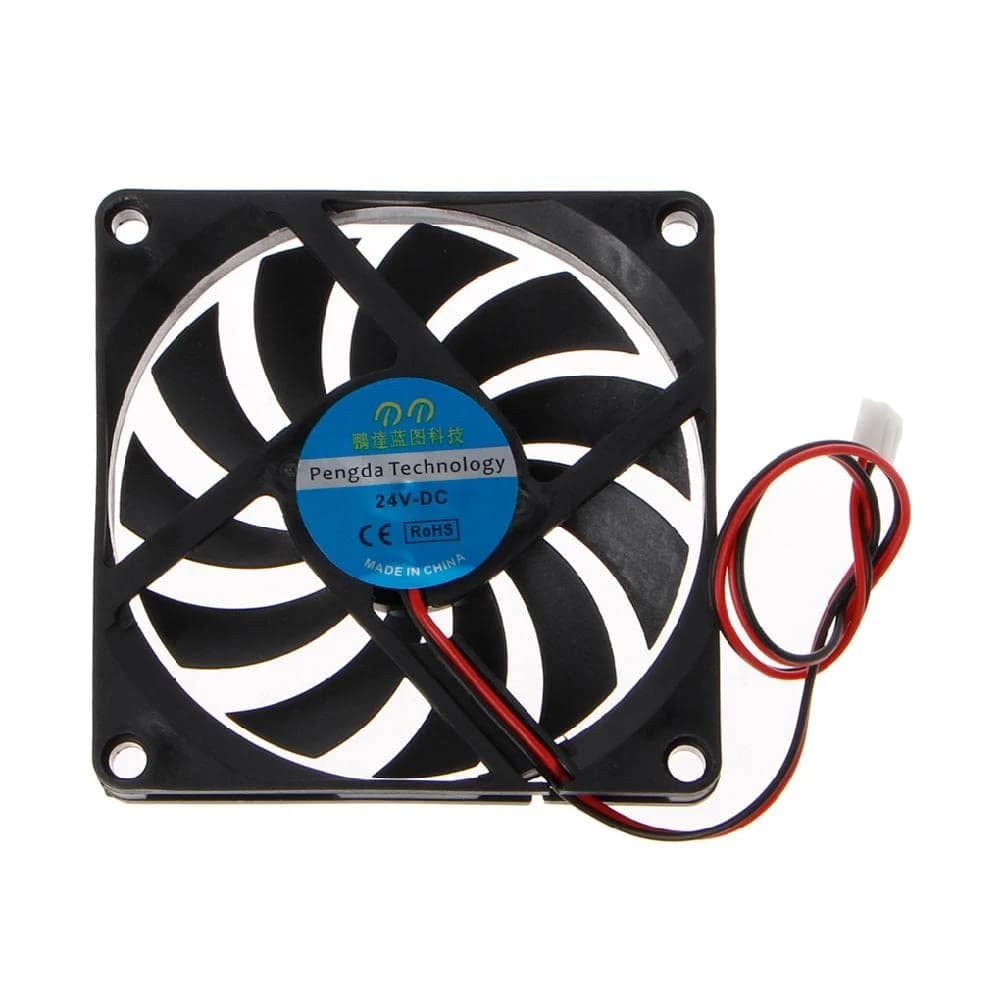 مروحة تبريد بدون براشات 2 طرف 8010 Cooling Fan Brushless Motor 2PIN 8010 | DC Cooling Fan