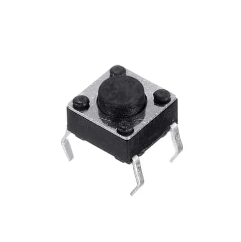مفتاح ضاغط 6X6X4.3mm Push Button Switch DIP 4 050071100 | Push Button Switch
