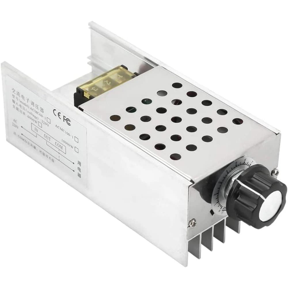 منظم سرعة محرك إلكتروني AC 220 فولت 6000 واط SCR موديل X-JL0192B | AC Motor Speed Controller SCR Dimmer