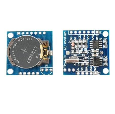 لوحة ساعة الوقت الحقيقي سلكين IIC I2C RTC DS1307 AT24C32 XR0017-77 | Real Time Clock Module
