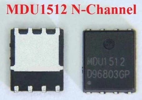 ترانزستور موسفت MDU1512 30V 100.0A 3.4mΩ | Single N-Channel MOSFET