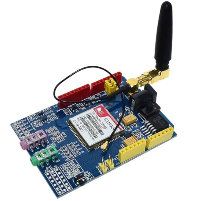 درع GPRS GSM مع هوائي SIM900 #S7 011040 | GPRS GSM Shield
