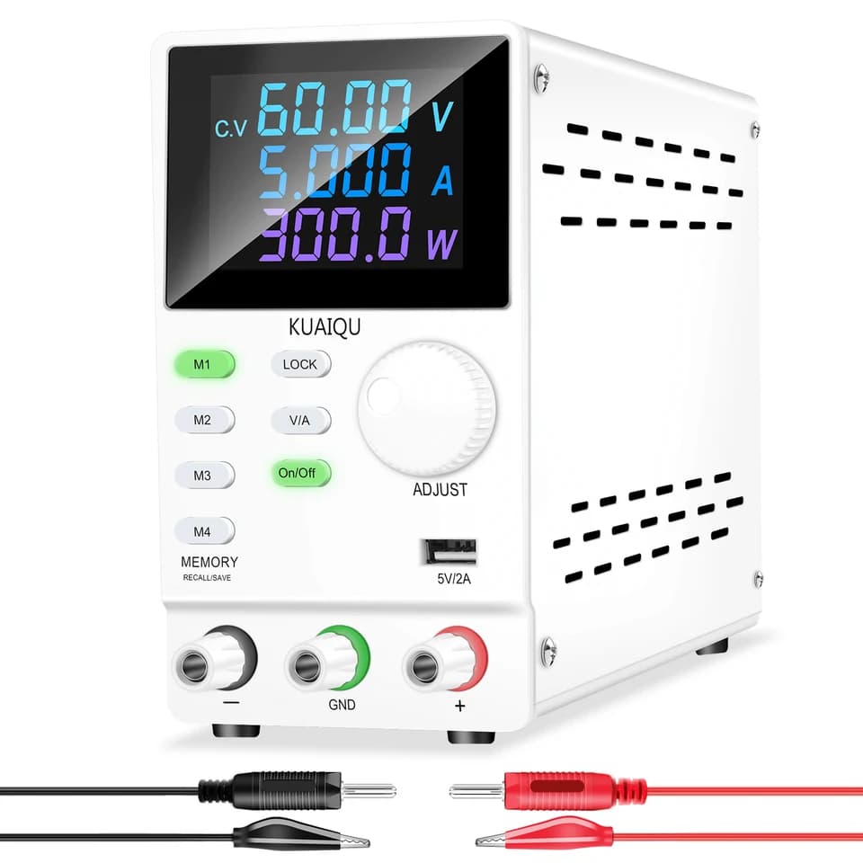 مجهز قدرة قابل للبرمجة SPPS605D-232 60V 5A DC مع USB | Programmable Power Supply