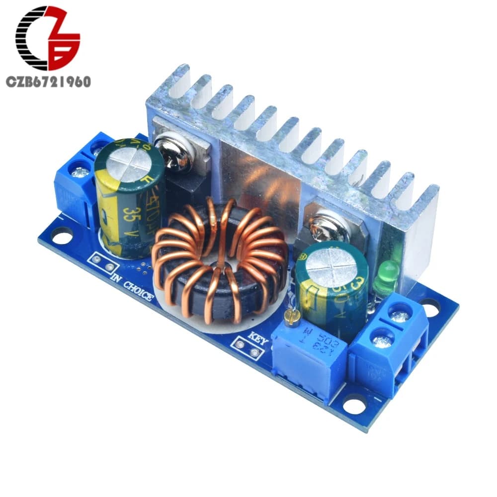 محول طاقة لرفع الجهد قابل للتعديل Adjustable 70W 8A Step Up Power Supply DC-DC 6-32 to 6-42 #G6 010491 | DC-DC Converter