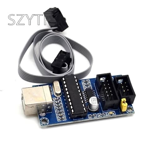 مبرمج USBTiny AVR ISP Bootloader لـ Mega2560 و UNO R3 مع كابل برمجة 10pin رقم K5 1226203 | AVR Programmer