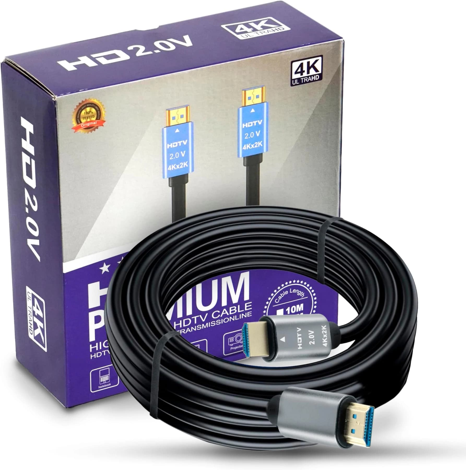 كيبل HDMI عالي السرعة 4K بدقة 4K @ 60Hz بطول 10 متر | HDMI Cable