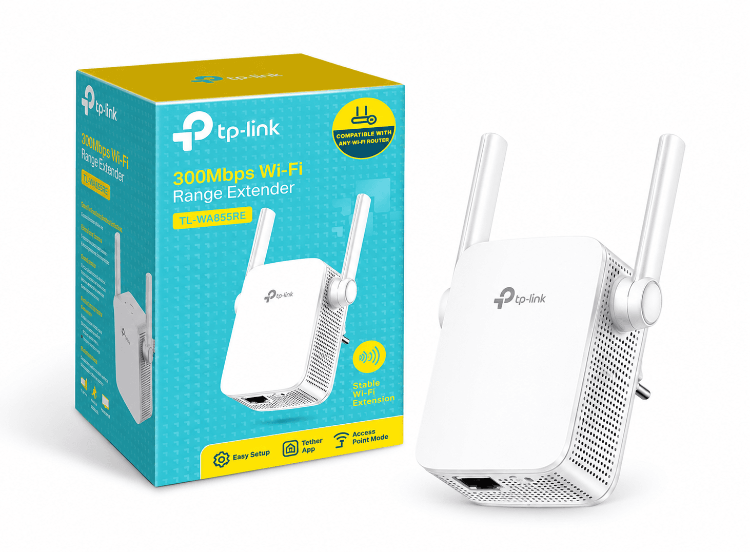 موسع نطاق الواي فاي تي بي-لينك N300 TLWA-855RE | Range Extender