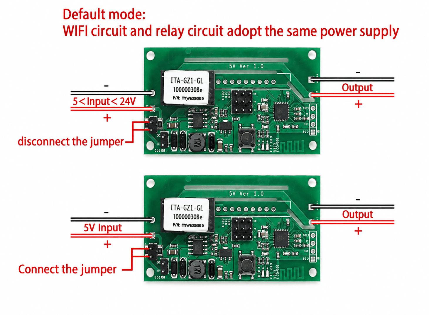 مفتاح واي فاي لاسلكي سونوف إس في SONOFF SV Safe Voltage WiFi Wireless Switch Module | Wireless Switch Module