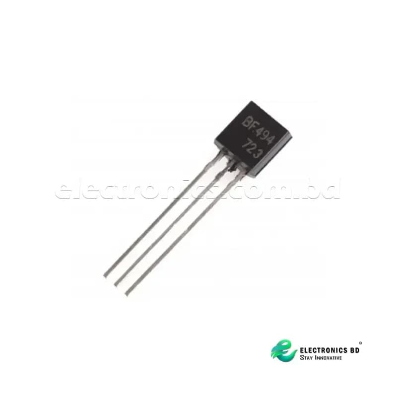 ترانزستور BF495 نوع NPN للترددات المتوسطة والعالية حزمة TO-92 | BF495 NPN RF/IF Amplifier Transistor TO-92