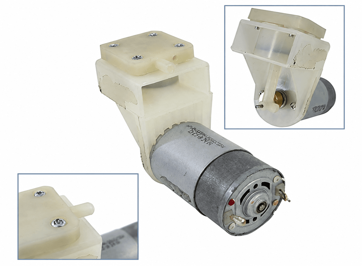 مضخة تفريغ هواء بستم 12-24VDC Piston Style Vacuum Pump | Vacuum Pump