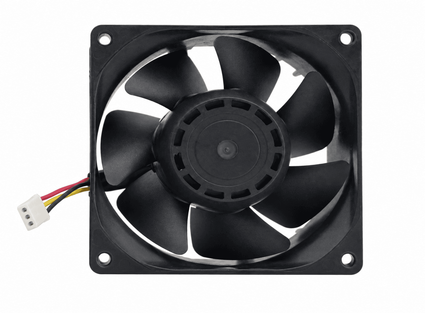 مروحة تبريد Sanyo 9G0812P1F09 بجهد 12V وتيار 0.58A مقاس 80x38mm | Cooling Fan