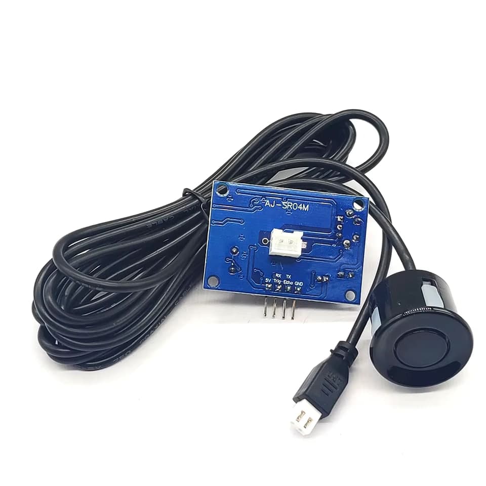 وحدة قياس مسافة بالموجات فوق الصوتية AJ-SR04M مع مجس مقاوم للماء | AJ-SR04M Waterproof Ultrasonic Distance Sensor Module