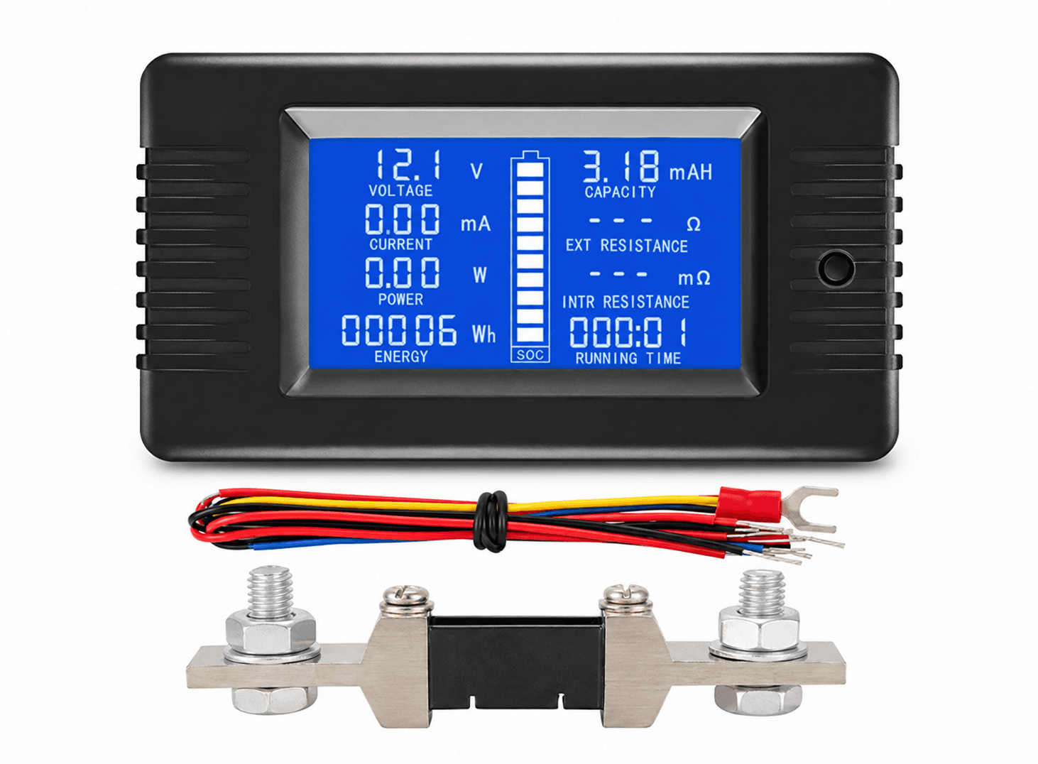 جهاز فحص بطاريات DC 0-200V 0-200A متعدد الوظائف | Battery Monitor