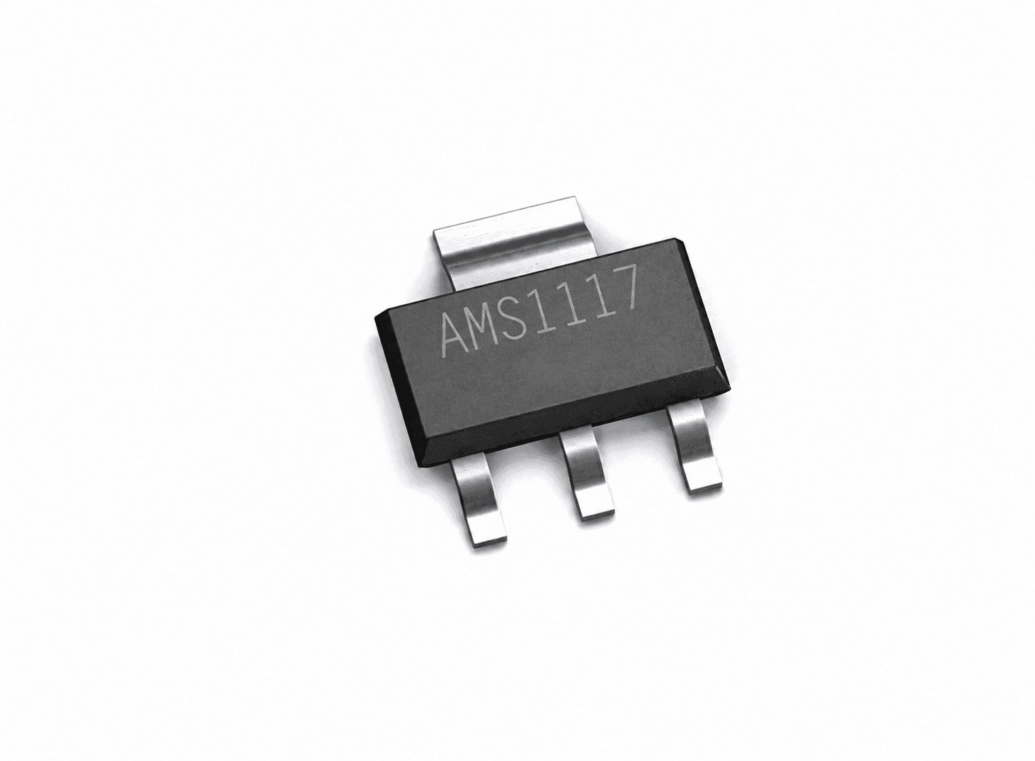 منظم فولتية AMS1117-3.3 خرج 3.3V بتيار 1A حزمة SOT-223 | AMS1117-3.3 Fixed LDO Voltage Regulator 3.3V 1A SOT-223