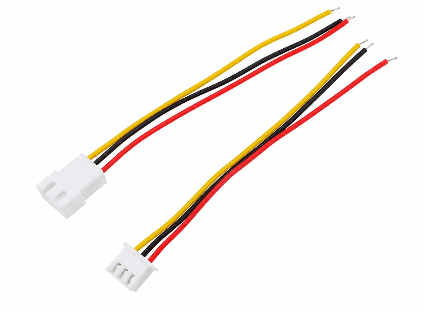 موصل أسلاك ذكر إلى أنثى XH2.54 3 أطراف بدرجة تباعد 2.54mm B10 X521515 | Wire Connector