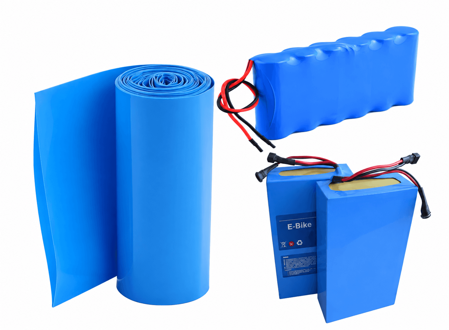 أنبوب انكماش حراري PVC مقاس 90mm بطول 1Meter | PVC Heat Shrink Tube