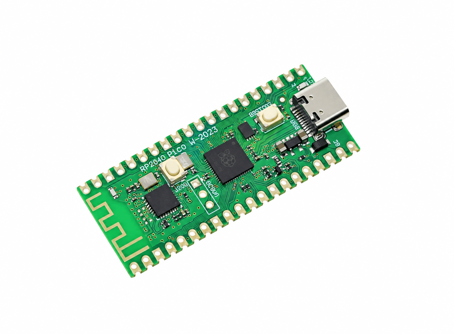 بورد راسبيري باي Raspberry Pi Pico W Board RP2040 - Support WI-FI Type-C | Microcontroller Board