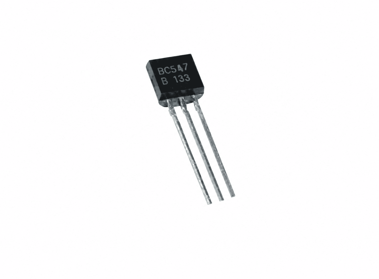 ترانزستور BC547 نوع NPN بفولتية 45V وتيار 100mA حزمة TO-92 | BC547 NPN General Purpose Transistor 45V 100mA TO-92