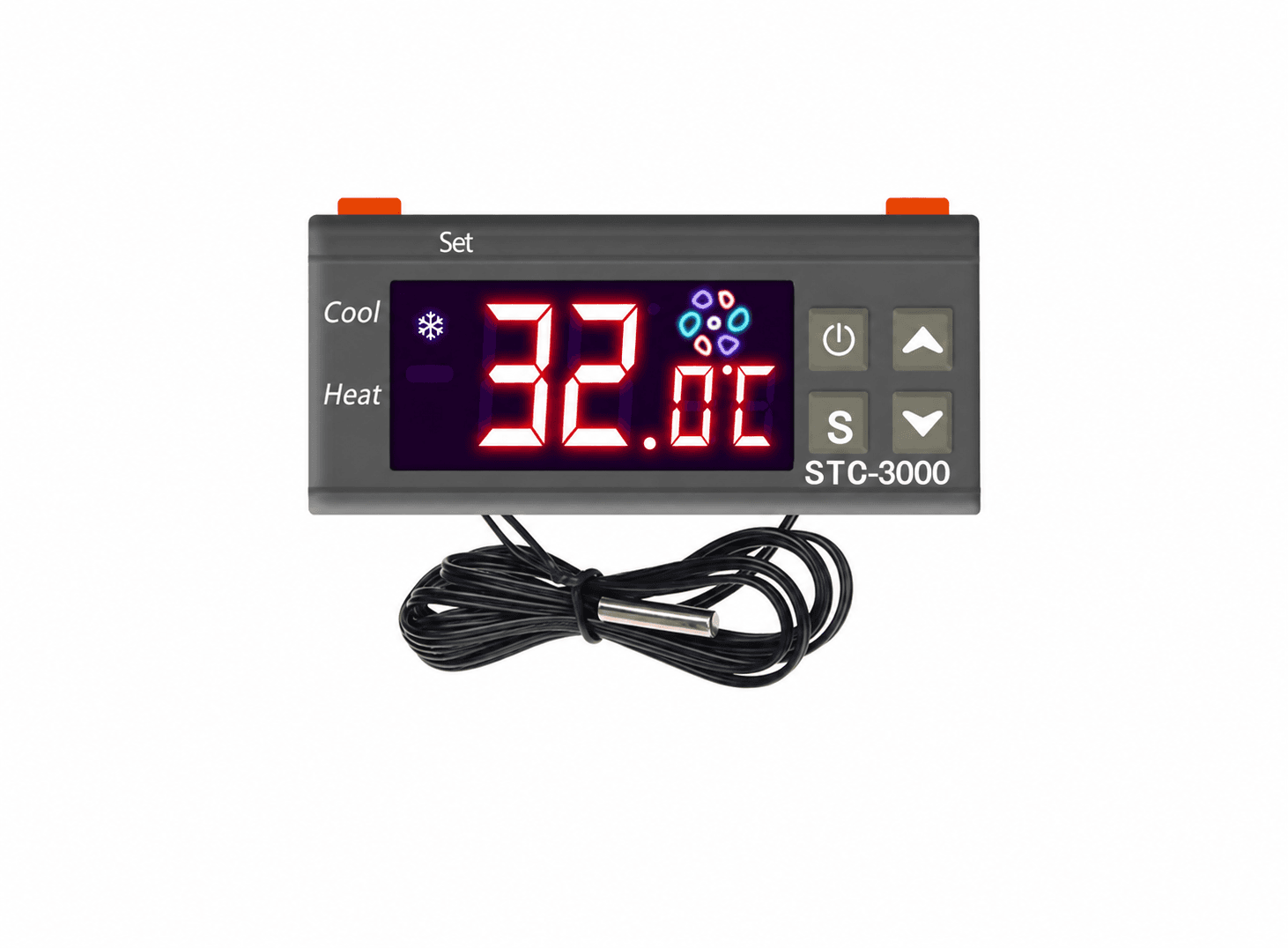 منظم حرارة رقمي STC-3000 12 فولت مع حساس تحكم بالتسخين والتبريد X13321 | Digital Temperature Controller