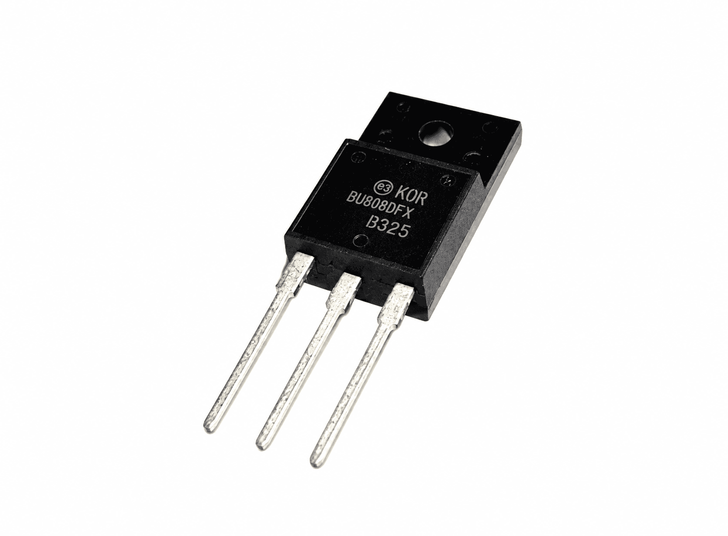 ترانزستور دارلنغتون BU808DFX نوع NPN بفولتية 1400V وتيار 8A بحزمة معزولة | BU808DFX High-Voltage Fast-Switching NPN Power Darlington 1400V 8A, Isolated Package