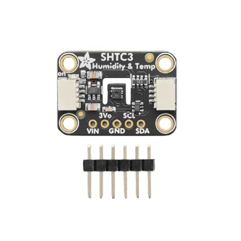 وحدة حساس رقمي SHTC3 عالي الدقة لقياس الحرارة والرطوبة بواجهة I2C | SHTC3 High-Precision Digital Temperature & Humidity Sensor Module, I2C