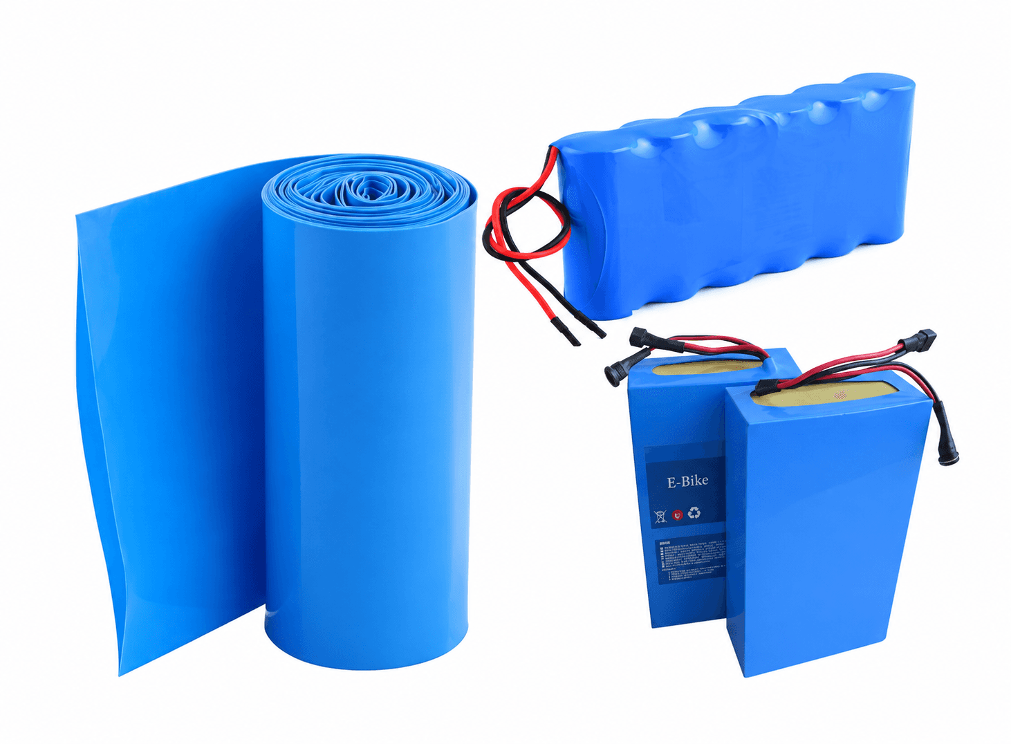 أنبوب انكماش حراري PVC مقاس 120 مم بطول 1 متر | PVC Heat Shrink Tube