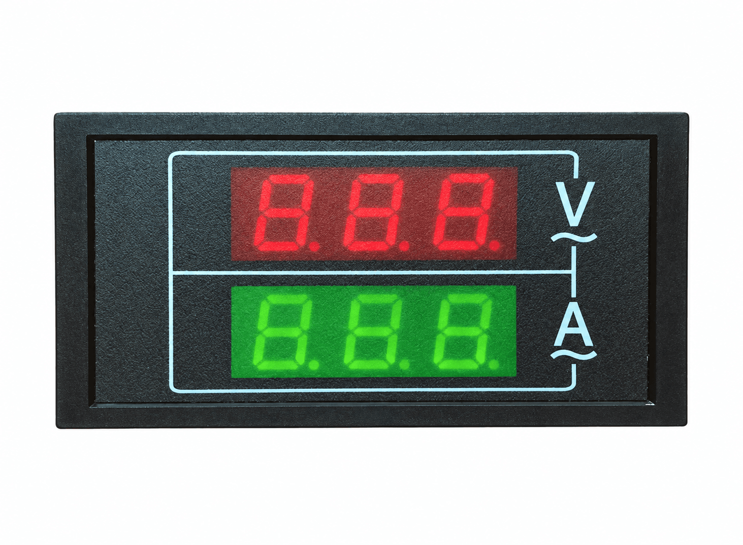 عداد لوحي AC فولتية وتيار 150-300V و100A موديل 5035AV | AC Panel Voltmeter and Ammeter 150-300V 100A, Model 5035AV