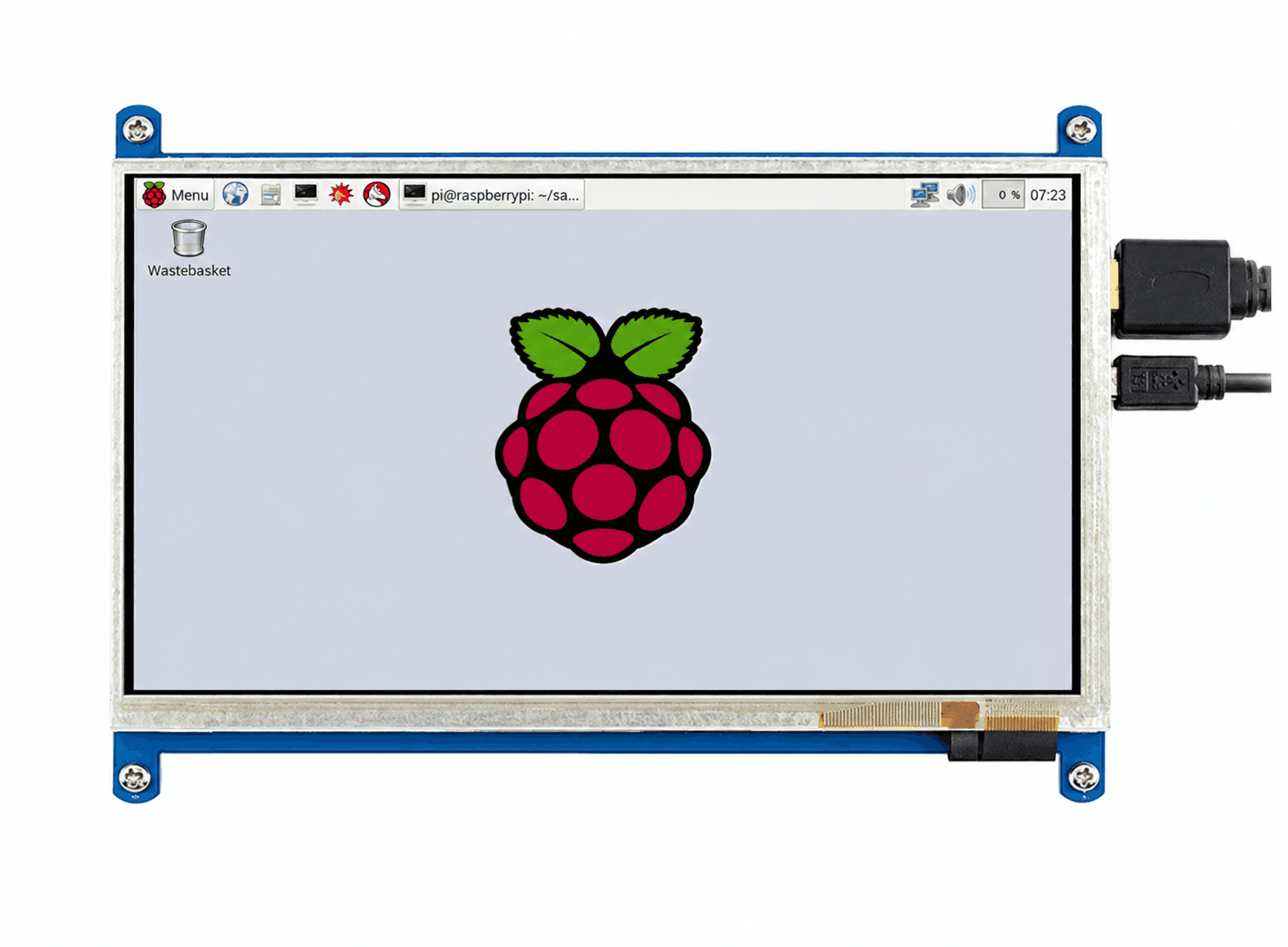 شاشة عرض HDMI لراسبيري باي مقاس 10.1 بوصة 1024X600 | Raspberry Pi HDMI Display