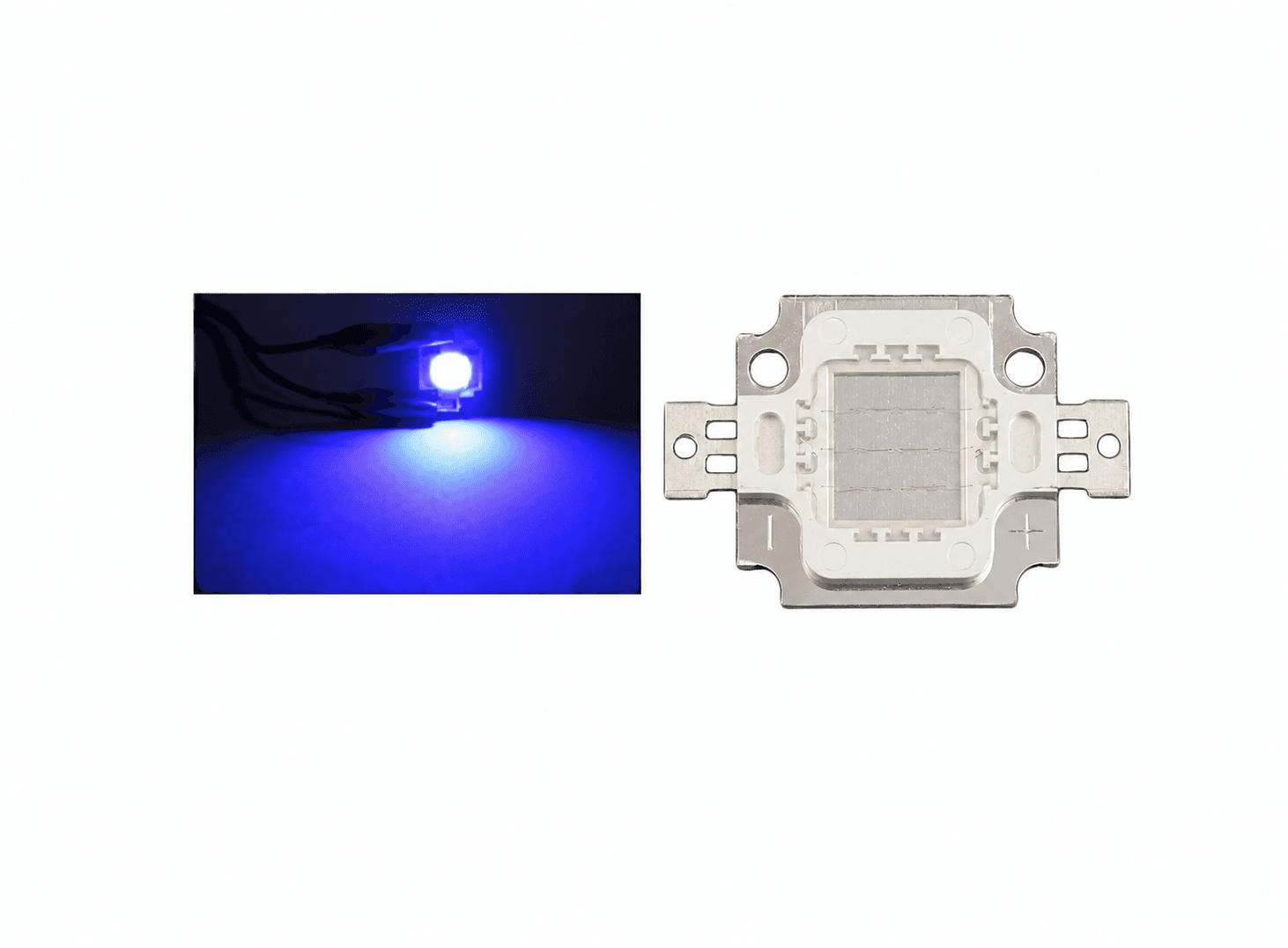 مصباح ليد عالي القدرة أزرق 10W | High Power LED Lamp