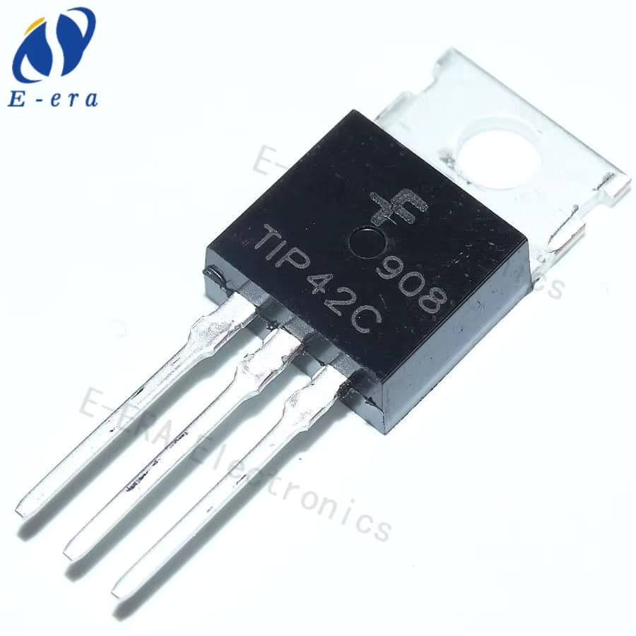 ترانزستور قدرة TIP42C نوع PNP بفولتية 100V وتيار 6A حزمة TO-220 | TIP42C PNP Power Transistor 100V 6A TO-220