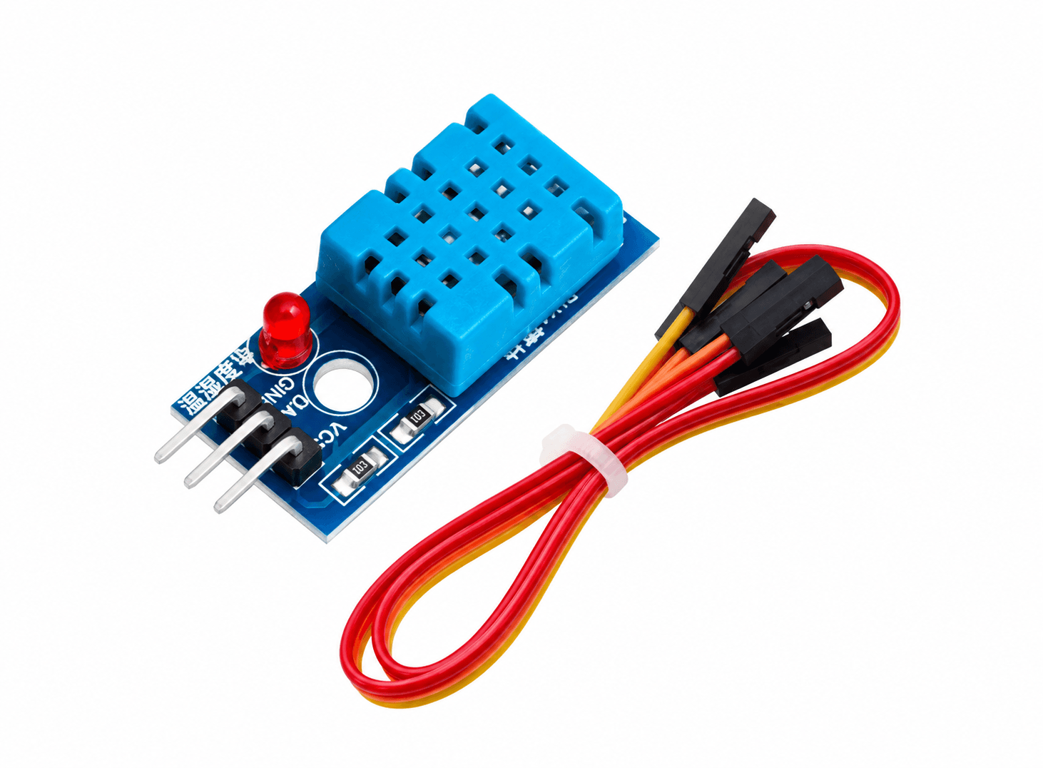 حساس حرارة ورطوبة رقمي DHT11 موديول | Temperature and Humidity Sensor