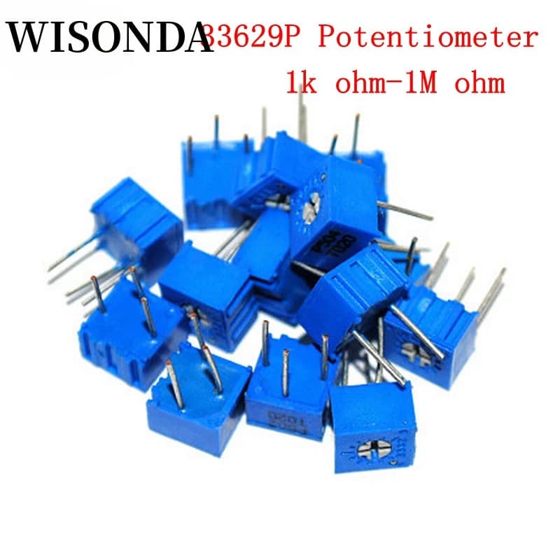 مقاومة متغيرة تريمر 3362P | 3362P Series Resistance Trimpo Trimmer Potentiometer