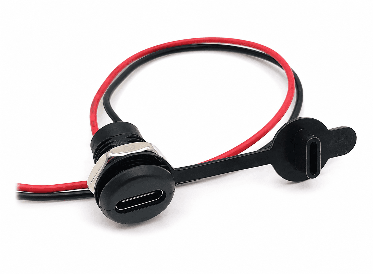 موصل أنثى مقاوم للماء 2 بن مع سلك Type-C إلى PH2.0 | 2Pin Waterproof Connector Type-C to PH2.0