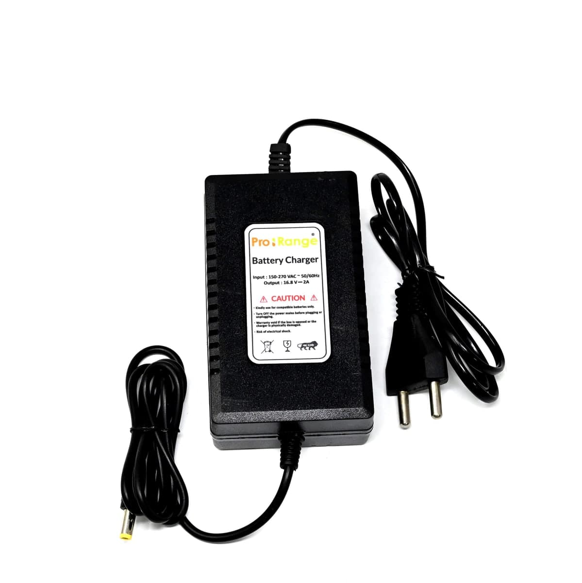 شاحن ومحوّل 16.8 فولت 2 أمبير لبطاريات الليثيوم 4S | 16.8V 2A AC-DC Charger Adapter for 4S Li-ion Battery Packs