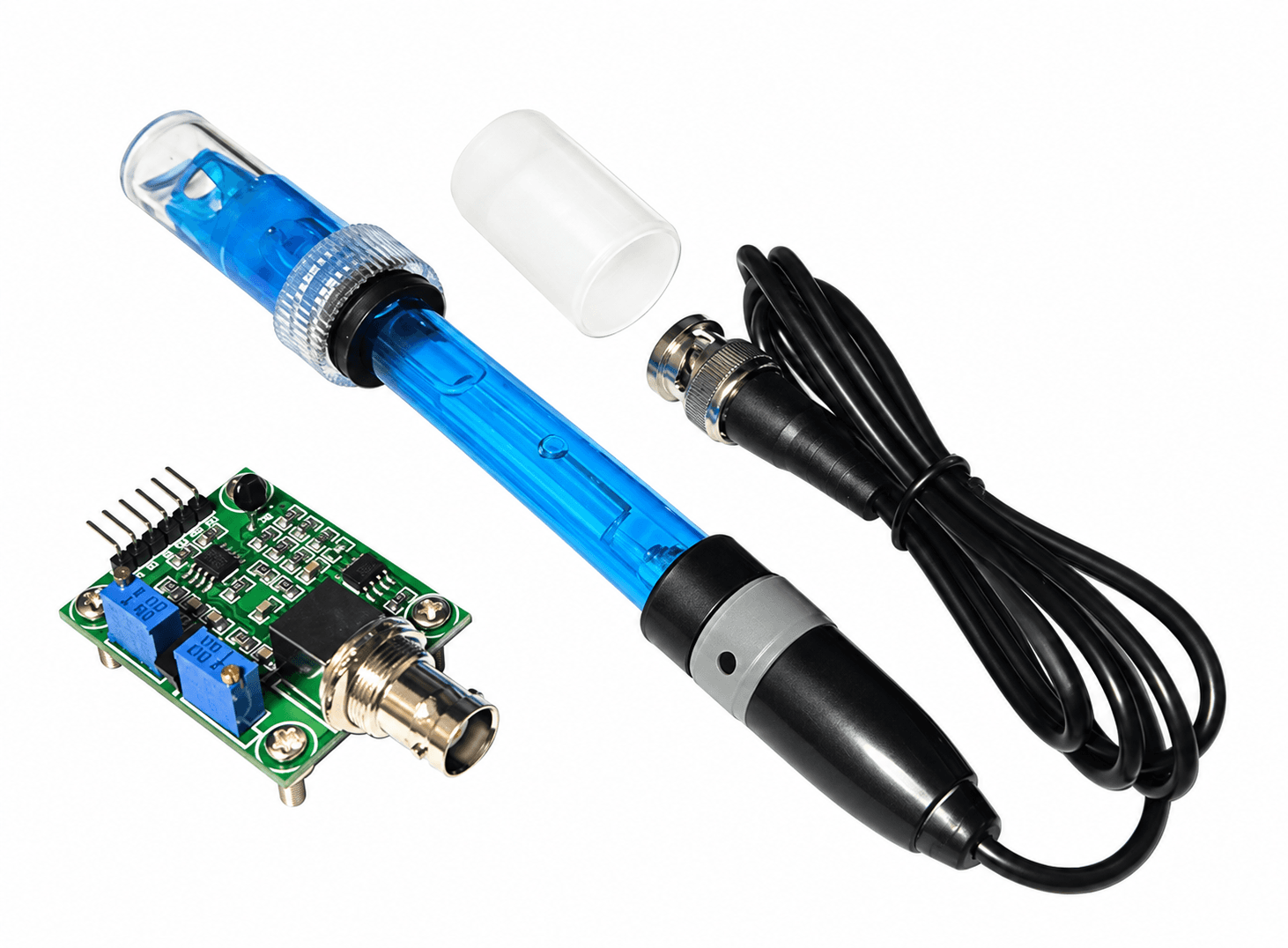 وحدة استشعار كشف قيمة الحموضة للماء PH | Liquid PH Value Detection Sensor Module