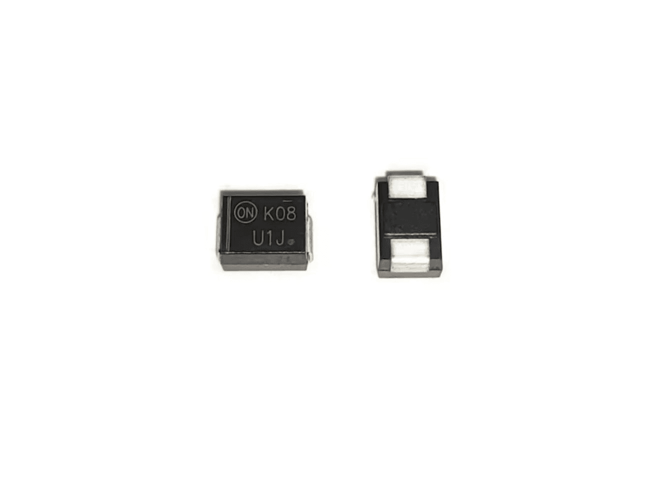 دايود سريع الاسترجاع سطحي موديل MURS160 بتيار 1 أمبير وفولتية 600 فولت | MURS160 Fast Recovery SMD Diode, 1A 600V (Marking U1J)