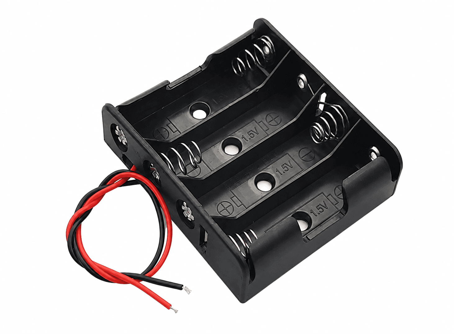 حامل بطاريات لـ 4 بطاريات قلم AA | 4xAA Battery Holder