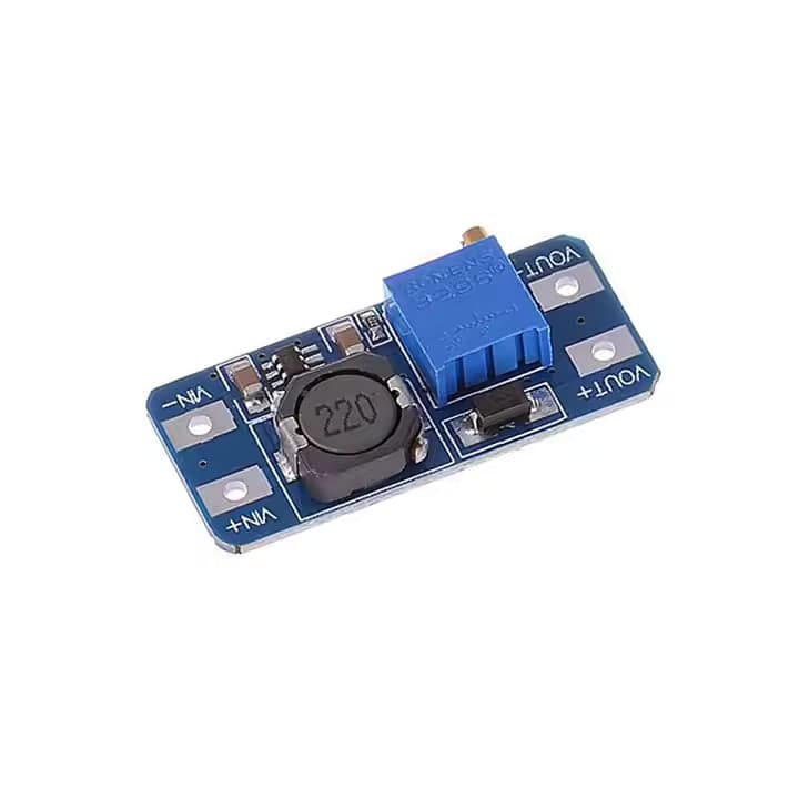 محوّل رافع للفولتية DC-DC بخرج أقصى 28V وتيار 2A | DC-DC Step-Up Boost Converter Module Max Output 28V 2A