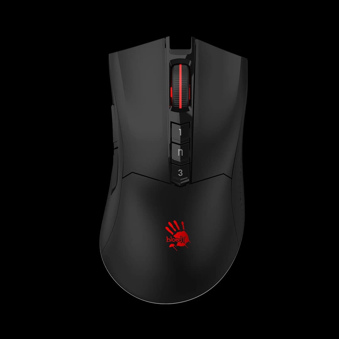 ماوس Bloody R90 Plus Stone Black اللاسلكي للألعاب