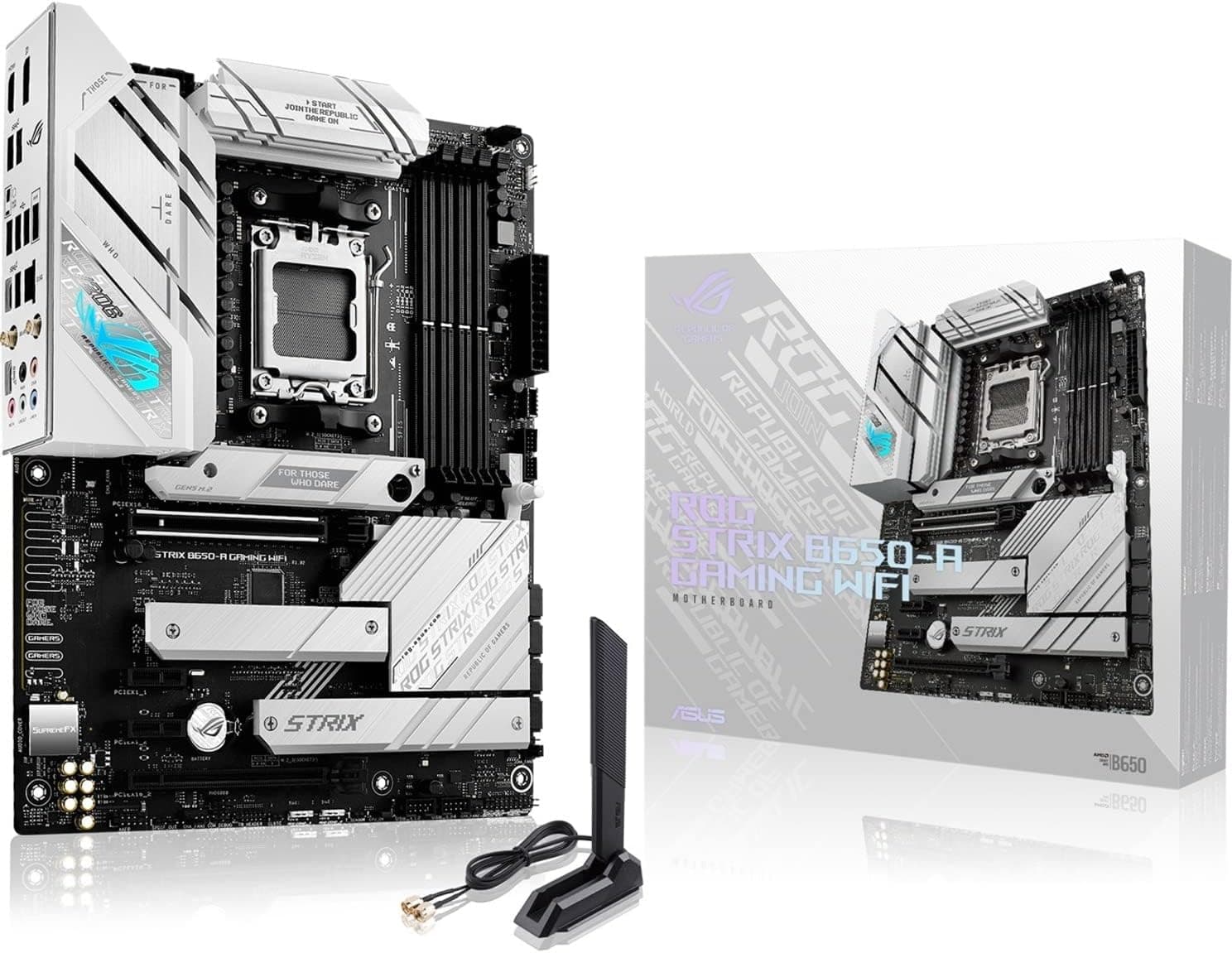 ASUS ROG Strix B650-A Gaming WiFi 6E Motherboard, DDR5, PCIe 4.0, WiFi 6E