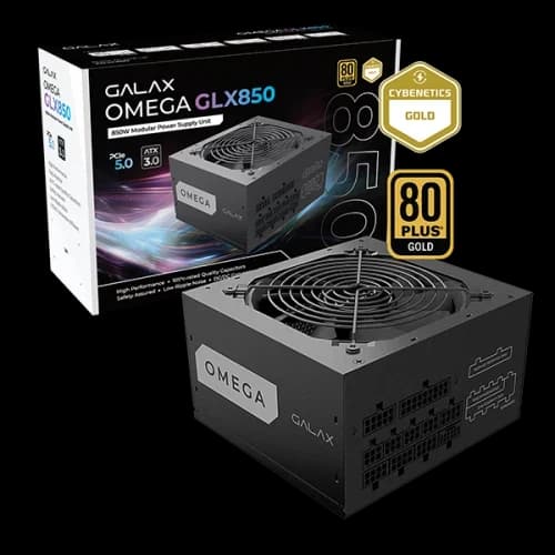 مزود طاقة للكمبيوتر GALAX OMEGA GLX850 850W Power Supply Unit, Full-modular 80+ Gold
