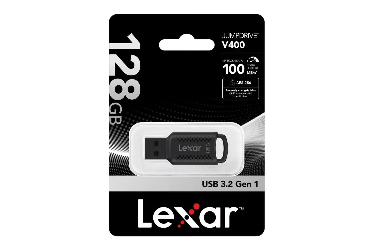 فلاش USB Lexar JumpDrive V400 USB 3.0 Flash Drive 128GB (LJDV400128G-BNBNG)