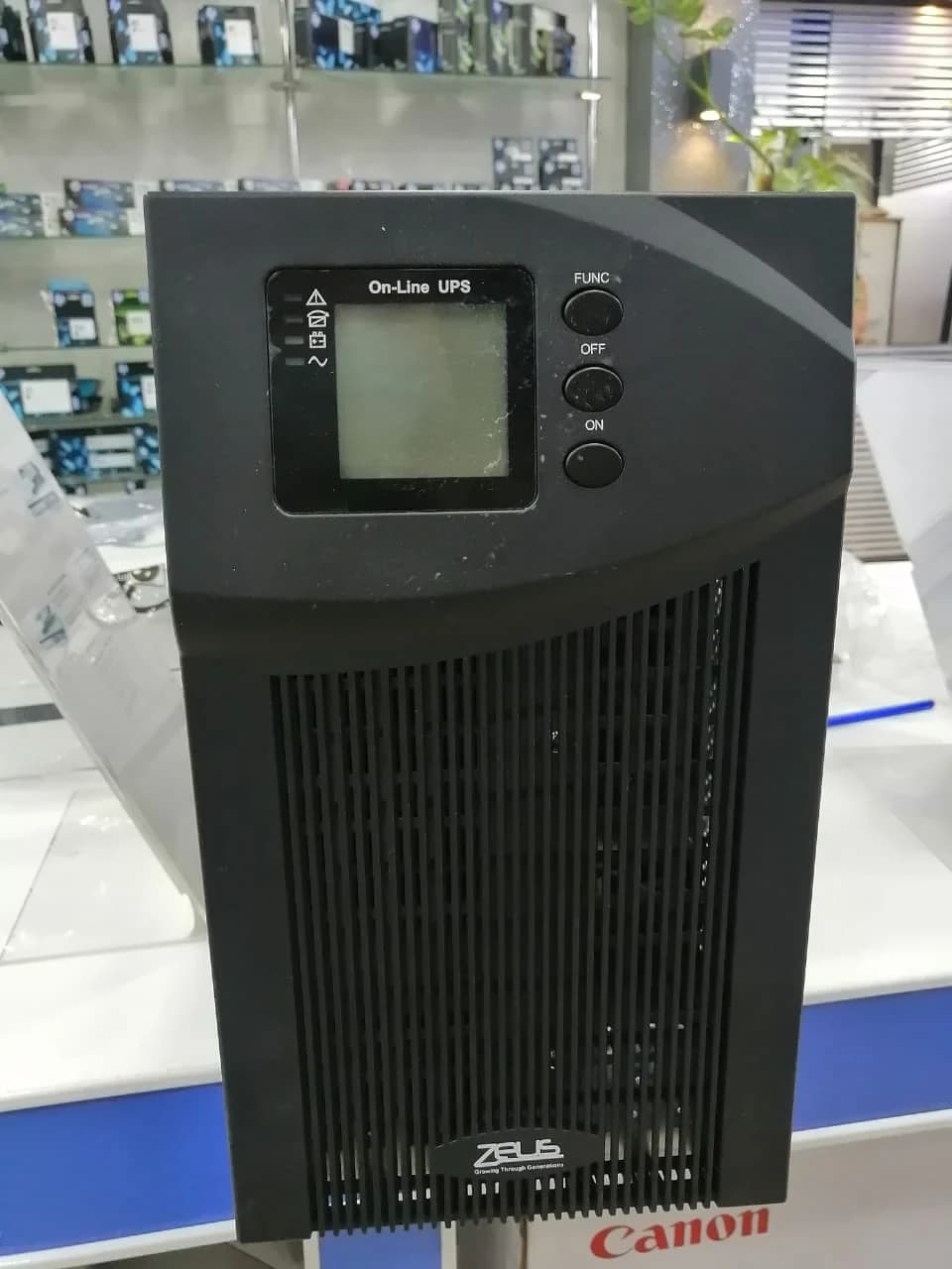 جهاز UPS Zeus 3000VA Online UPS (8 Batteries ) 2700W