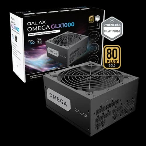 مزود طاقة للكمبيوتر GALAX OMEGA GLX1000 1000W Power Supply Unit, Full-modular 80+ Gold
