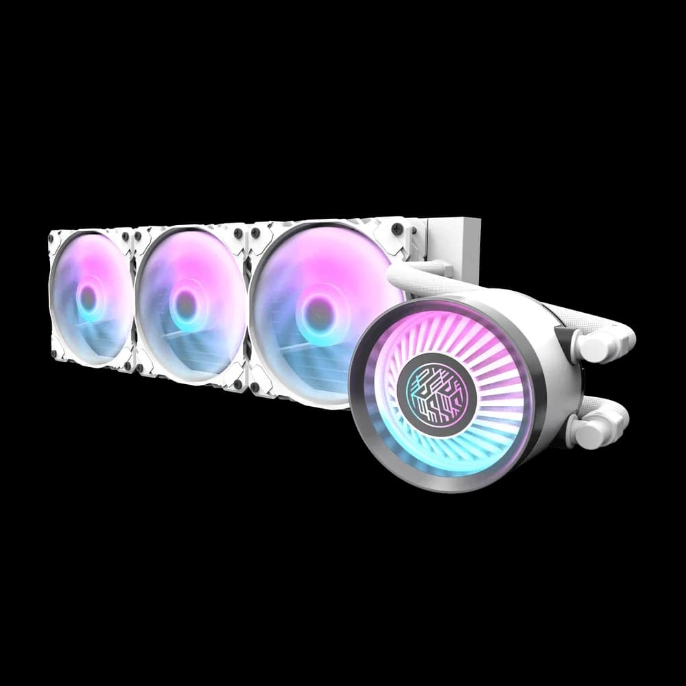 مبرد معالج مائي DARKFLASH DN360S WHITE LIQUID COOLER