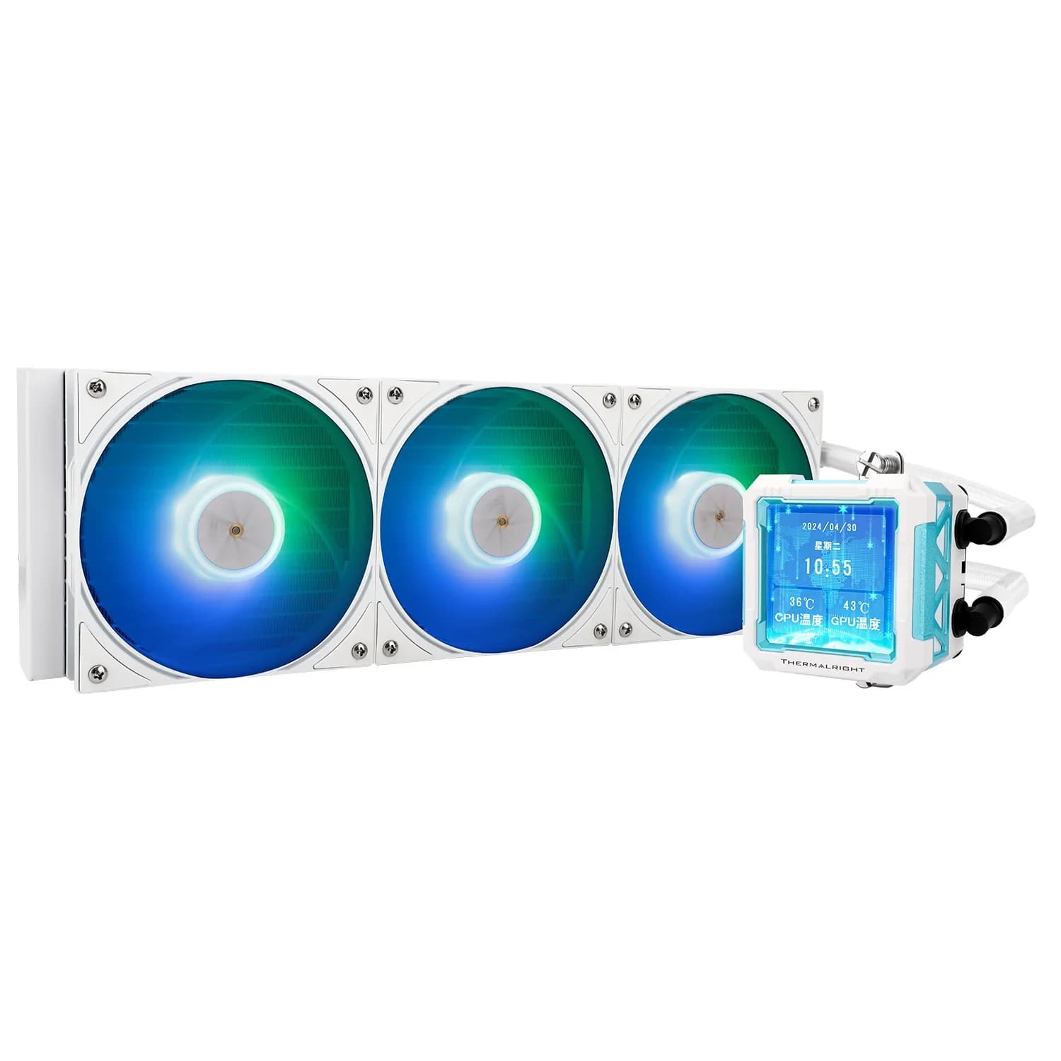 مبرد معالج مائي THERMALRIGHT WARFRAME PRO 360MM LIQUID COOLER WHITE